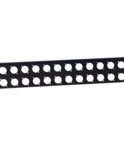Adam Hall 19" Parts 872214 - Pannello rack a U 19” 2 U, per 24 prese