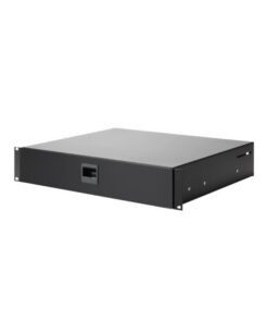 Adam Hall 19" Parts 87402 E - Cassetto Rack 2 U acciaio