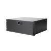 Adam Hall 19" Parts 87404 A CL - Cassetto portapacchi 4 U in alluminio con serratura a combinazione integrata