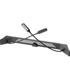 Adam Hall 19" Parts 87463 ULTRA - Luce rack a LED COB bianco freddo con due colli di cigno