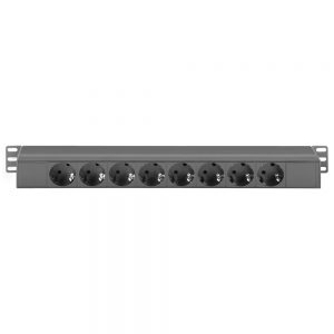 Adam Hall 19" Parts 87471 T - 19" Rackmount 8 Outlet Power Strip