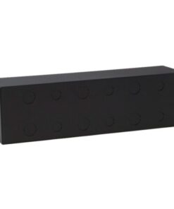 Adam Hall 19" Parts 87475 A - Custodia di Protezione posteriore per Pannello 87475 da 19" 3 U per Salvavita