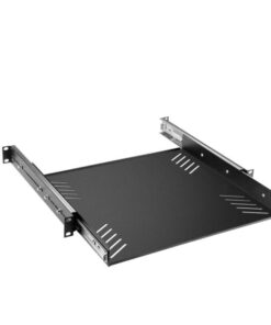 Adam Hall 19" Parts 87556 - Telaio Rack da 19" 1 U con Guide Scorrevoli a Estrazione