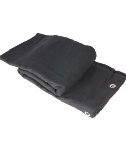 Adam Hall Accessories 0152 66 - Stage Molton B1 with Eyelets - hemmed 6 x 6 m