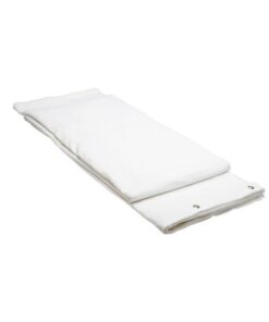 Adam Hall Accessories 0152 x 66 WH - Stage Molton B1 with Eyelets - seamed 6 x 6 m white