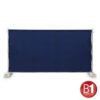 Adam Hall Accessories 0159 X BAU 5 - Garza per telone di recinzione tipo 800 1,76 x 3,41 m con occhielli, colore blu scuro