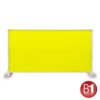 Adam Hall Accessories 0159 X BAU 9 - Garza per telone di recinzione tipo 800 1,76 x 3,41 m con occhielli, colore giallo