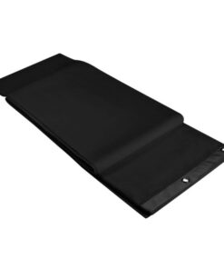 Adam Hall Accessories 0160 X 33 - Tela acustica B1 con occhielli nichelati e orlo 3x3 m di colore nero