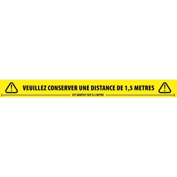 Adam Hall Accessories 58067 FRE - Social Distancing Tape Francese