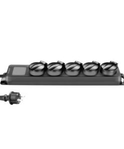 Adam Hall Accessories 8747 IP 5 - Ciabatta a 5 prese classe di protezione IP44