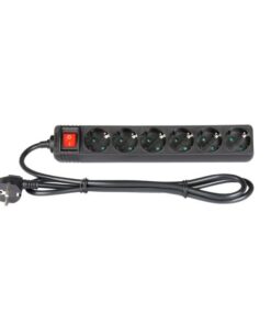 Adam Hall Accessories 8747 S 6 - Ciabatta a 6 prese con interruttore