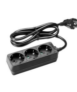 Adam Hall Accessories 8747 X 3 M 5 - Ciabatta a 3 prese 5m lunghezza cavo