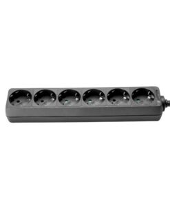 Adam Hall Accessories 8747 X 6 M 5 - Ciabatta a 6 prese 5m lunghezza cavo