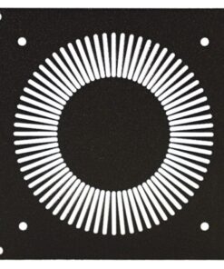 Adam Hall Accessories 8769 - Lamiera di Montaggio per Ventola Assiale 8762 in Alloggiamento pressofuso