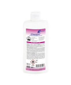 Adam Hall Accessories ETHASEPT® 500 - Ethasept® Igienizzante mani  - scorta bloccata, confezione di prodotti per l'igiene, flacone da 500 ml