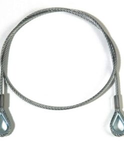 Adam Hall Accessories S 42100 - Cavo di Sicurezza da 4 mm, lunghezza 1 m