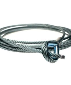 Adam Hall Accessories S 80500 - Cavo di Sicurezza da 8 mm, lunghezza 5 m per Supporto Cavo S80VS