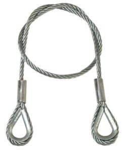 Adam Hall Accessories S 82100 - Cavo di Sicurezza da 8 mm, lunghezza 1 m