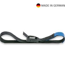 Adam Hall Accessories SZK 251 - Cinghia di ancoraggio con chiusura a morsetto da 25 mm, lunghezza 1 m