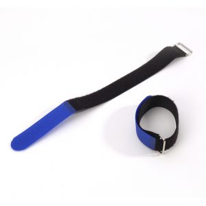 Adam Hall Accessories VR 2530 BLU - Fascette Serracavi blu in velcro 300 x 25 mm
