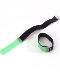 Adam Hall Accessories VR 5050 GRN - Fascette Serracavi verdi in velcro 500 x 50 mm