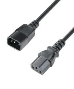 Adam Hall Cables 8101 KD 0200 - IEC Extension Cable 3 x 1.0 mm²  2 m