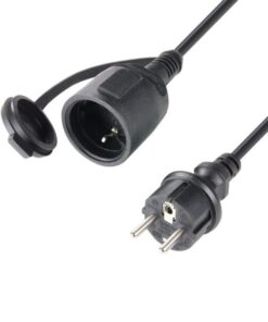 Adam Hall Cables 8101 KF 1000 - Prolunga CEE 7/7 IP44 - CEE 7 IP44 10 m