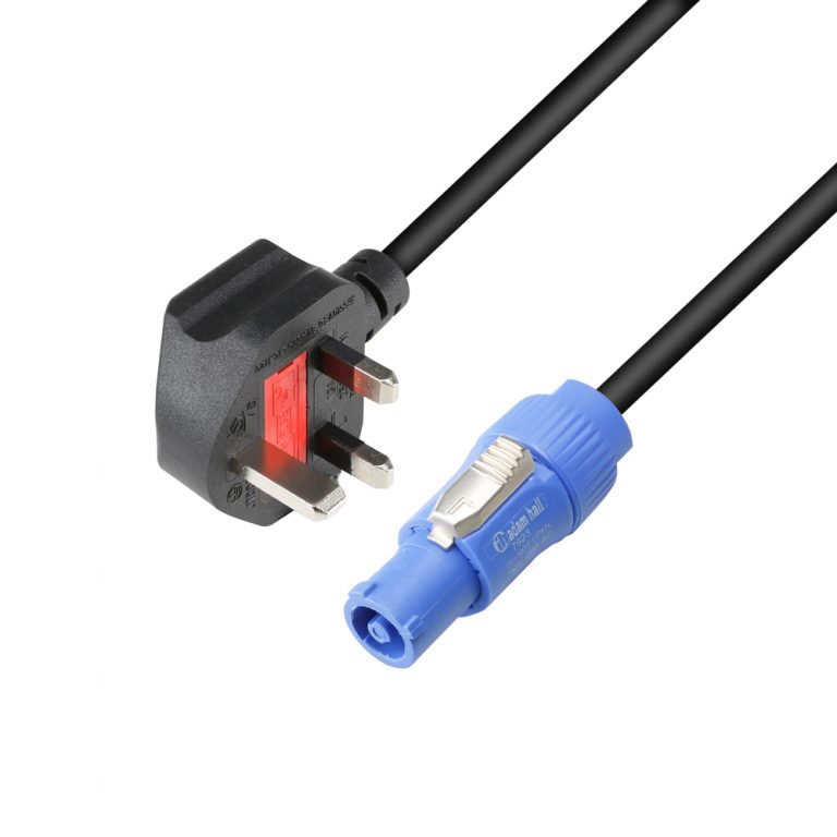 Adam Hall Cables 8101 PCON 0150 X GB - Cavo di alimentazione BS1363/A - PowerLink 1,5 mm² 1,5 m UK