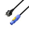 Adam Hall Cables 8101 PCON 0300 - Power Cord CEE 7/7 - Powercon 1,5  mm² 3 m