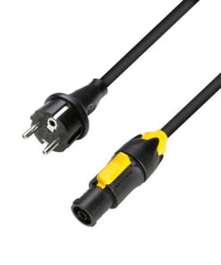 Adam Hall Cables 8101 TCON 0500 - Cavo di alimentazione CEE 7/7 - PowerCon True1 1,5 mm² 5 m