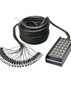 Adam Hall Cables K 28 C 30 - Cavo multipolare con stage box 24/4 30 m