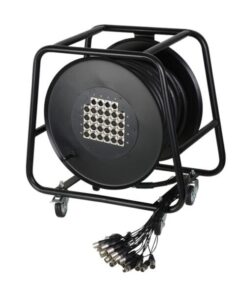 Adam Hall Cables K 28 C 30 D - Cavo multipolare su bobina con stage box 24/4 30 m