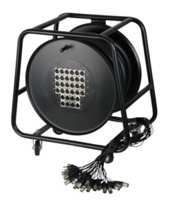 Adam Hall Cables K 32 C 30 D - Cavo multipolare su bobina con stage box 24/8 30 m