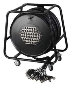 Adam Hall Cables K 40 C 50 D - Cavo multipolare su bobina con stage box 32/8 50 m