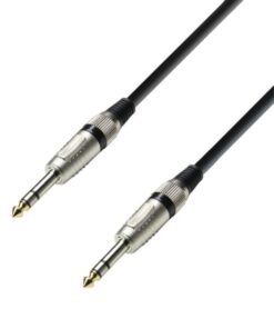 Adam Hall Cables K3 BVV 0300 - Cavo Audio Jack stereo da 6,3 mm a Jack stereo da 6,3 mm 3 m