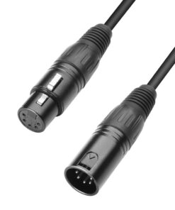Adam Hall Cables K3 DGH 2000 - Cavo DMX XLR maschio 5 poli a XLR femmina 5 poli 20 m