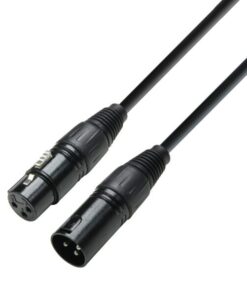 Adam Hall Cables K3 DMF 1000 - Cavo DMX XLR maschio a XLR femmina 10 m