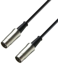Adam Hall Cables K3 MIDI 0600 BLK-5 - Cavo MIDI 6 m nero a 5 poli
