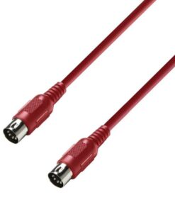 Adam Hall Cables K3 MIDI 0600 RED - Cavo MIDI 6 m rosso