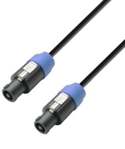 Adam Hall Cables K3 S225 SS 2000 - Cavo per altoparlanti 2 x 2,5 mm² Speakon connettore per altoparlanti standard a 4 poli a connettore per altoparlanti standard a 4 poli 20 m