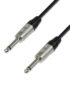 Adam Hall Cables K4 IPP 0090 - Cavo strumenti REAN jack mono da 6,3 mm a jack mono da 6,3 mm 0,9 m