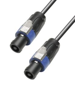 Adam Hall Cables K4 S225 SS 2000 - Cavo per altoparlanti 2 x 2,5 mm² Speakon connettore per altoparlanti standard a 2 poli a connettore per altoparlanti standard a 2 poli 20 m