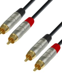 Adam Hall Cables K4 TCC 0600 - Cavo audio REAN 2 x RCA maschio a 2 x RCA maschio 6 m