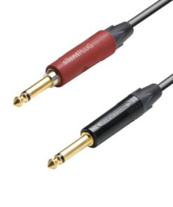 Adam Hall Cables K5 IPP 0300 SP - Cavo strumenti Neutrik silentPLUG jack mono da 6,3 mm a jack mono da 6,3 mm 3 m
