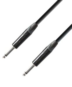 Adam Hall Cables K5 IPP 0900 - Cavo Strumenti Neutrik Jack mono da 6,3 mm a Jack mono da 6,3 mm 9 m