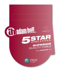 Adam Hall Cables K5 IRP 0600 SP - Cavo strumenti Neutrik silentPLUG jack angolare mono da 6,3 mm a jack mono da 6,3 mm 6 m