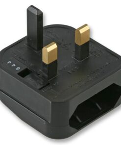 Adam Hall Cables KSF CP - Spina inverter Euro/UK nera 5 A