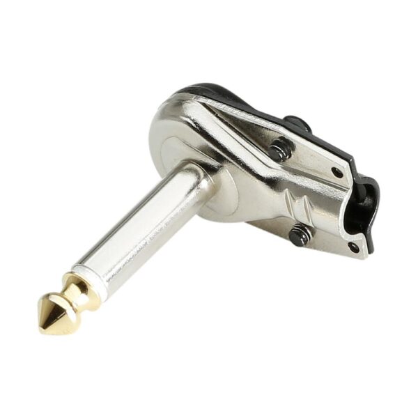 Adam Hall Connectors 7525 - Spina jack angolare da 6,3 mm mono piatta