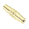 Adam Hall Connectors 7630 - Adattatore mono RCA femmina a mono RCA femmina dorato