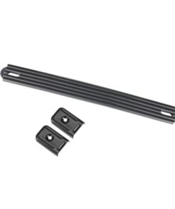 Adam Hall Hardware 3423 AH - Bustina con tappi terminali neri in plastica per maniglia a cinghia